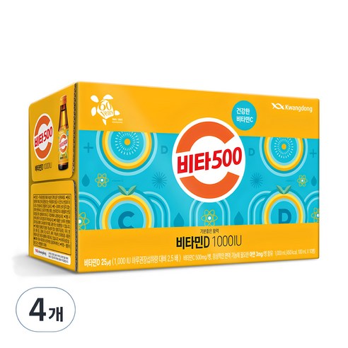 광동제약 비타500 비타민D 1000 IU, 100ml, 40개