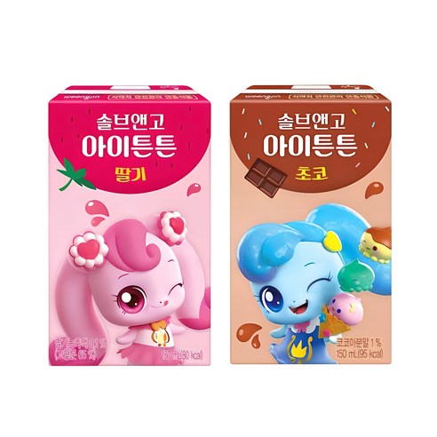 [웅진식품] 솔브앤고 아이튼튼 150ml * 24팩 (딸기/초코)