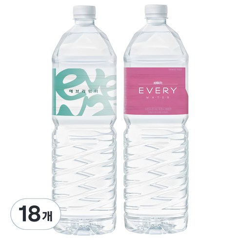 포천음료 에브리워터 생수 랜덤발송, 500ml, 40개