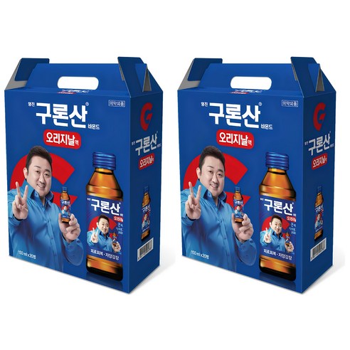 해태htb 영진 구론산 오리지날 선물세트, 150ml, 40개