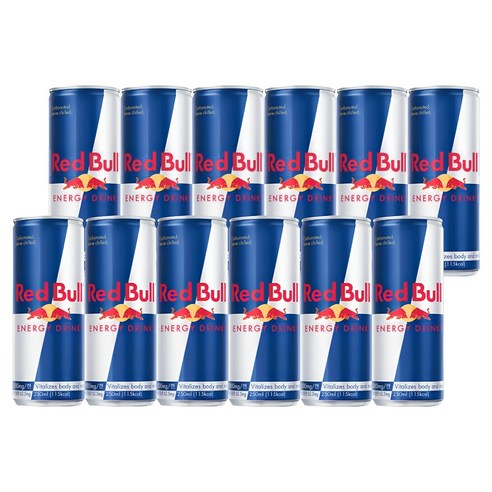 레드불 오리지널 6개입 2세트, 250ml, 12개
