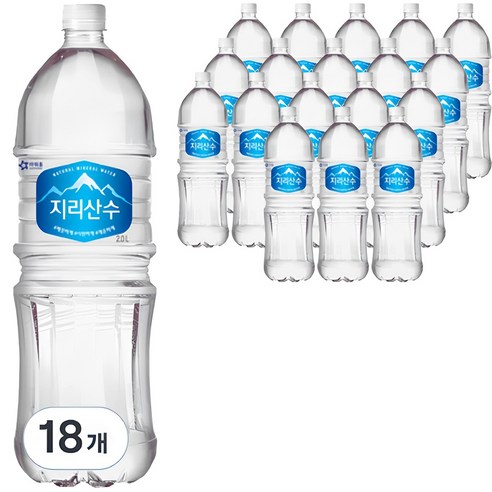 아워홈 지리산수 블루, 18개, 2L