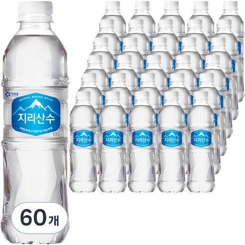 아워홈 지리산수 블루, 60개, 500ml
