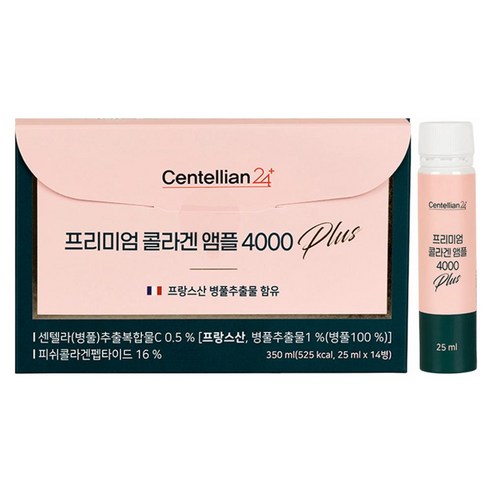동국제약 센텔리안24 프리미엄 콜라겐 앰플 4000 플러스 14병 x 2박스, 25ml, 28개