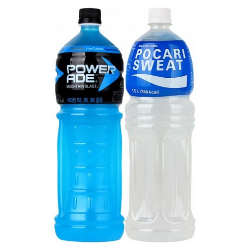 파워에이드1.5L 6입+포카리1.5L 6입 총 12입, 1세트, 1.5L