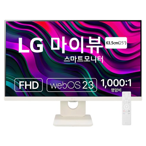 LG전자 FHD MyView 스마트모니터, 62cm, 25SR50F