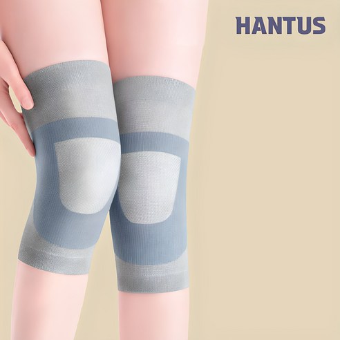 [한투스] 무릎연골보호대 얇은 보온 무릎 보호대 아대, XL, 2개