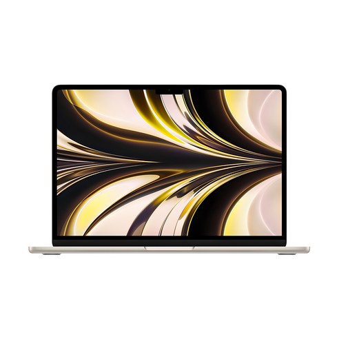Apple 2022 맥북 에어 13 M2, 스타라이트, M2 8코어, GPU 10코어, 512GB, 8GB, 35W 듀얼, 한글, MLY23KH/A