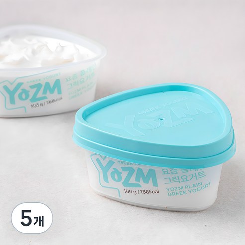 요즘 그릭요거트 플레인, 100g, 5개
