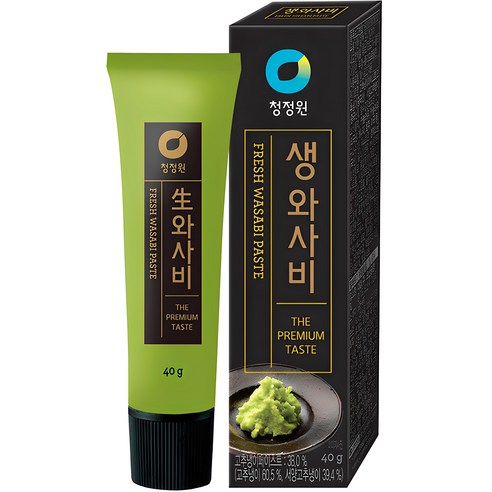 청정원 생와사비, 1개, 40g 냉이