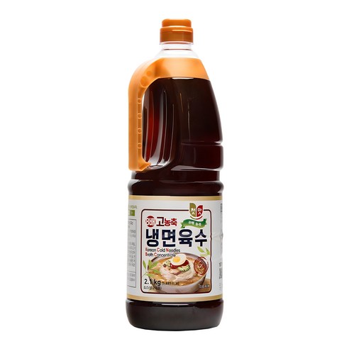 첫맛 8배 고농축 냉면육수, 2.1kg, 1개 송주불냉면육수