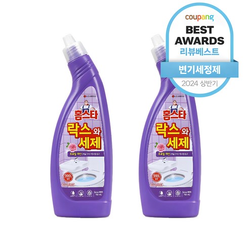 홈스타 락스와세제 후로랄파인, 750ml, 2개