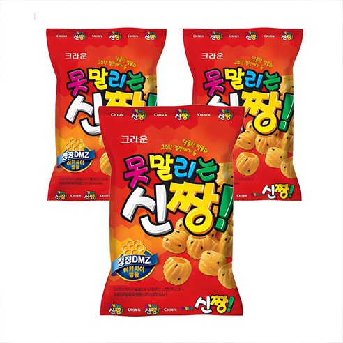 못말리는신짱, 120g, 6개 과자