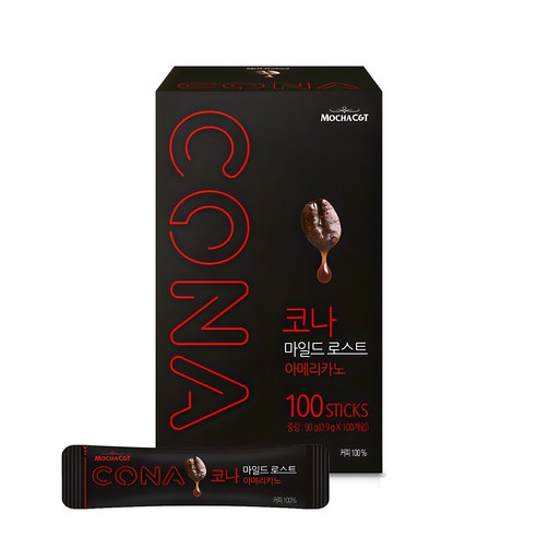 CONA 마일드로스트 원두커피스틱, 0.9g, 100개입, 1개