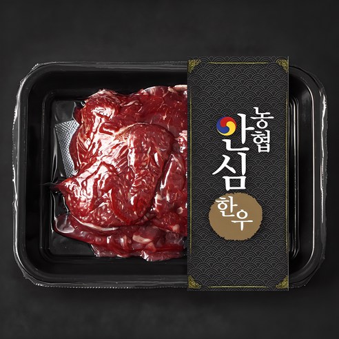 농협안심한우 정육 1+등급 불고기용 (냉장), 300g, 3개