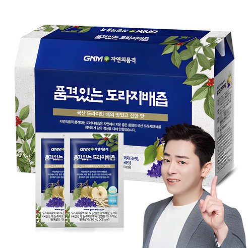 GNM자연의품격 품격있는 도라지배즙 / 배도라지즙, 80ml, 100개