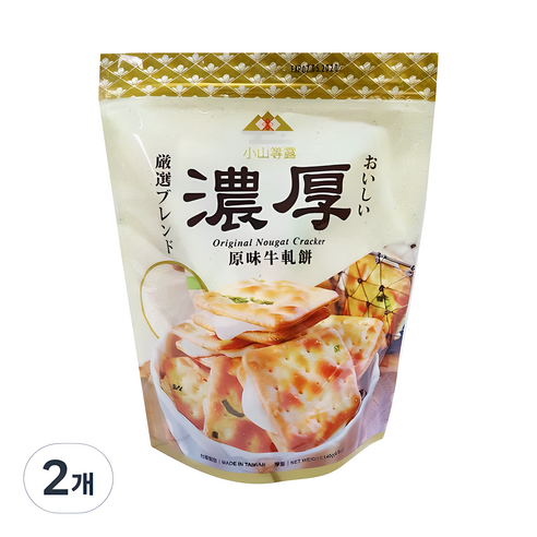 밤부하우스 오리지날 누가 크래커, 140g, 2개