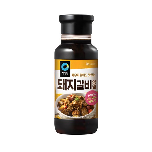 청정원 돼지갈비양념, 500g, 1개