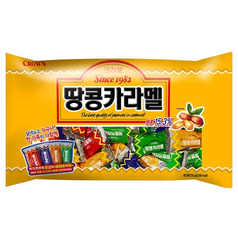 땅콩카라멜, 120g, 8개