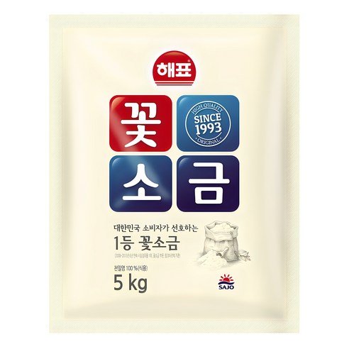 해표 꽃소금, 1kg, 1개