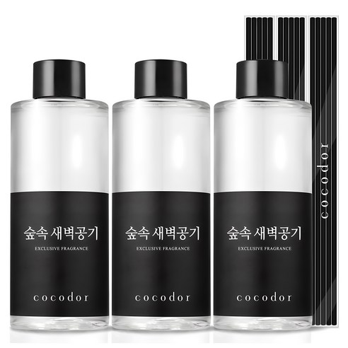 코코도르 디퓨저 리필액 + 리드스틱 5p, 숲속새벽공기, 200ml, 3개
홈데코 코코도르 디퓨저 리필액 + 리드스틱 5p, 숲속새벽공기, 200ml, 3개
홈데코