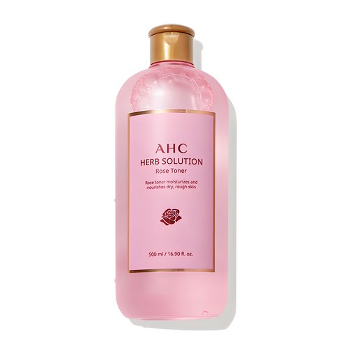 AHC 허브 솔루션 로즈 토너 AD2, 500ml, 3개