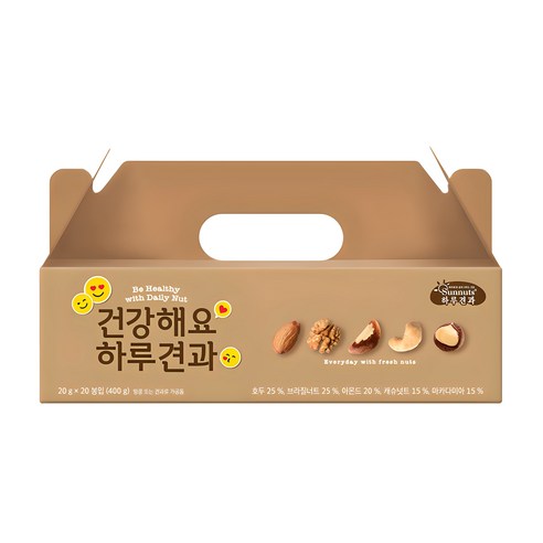 썬넛트 건강해요 하루견과 20p, 400g, 1개