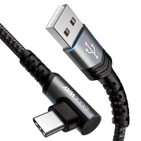 코드웨이 USB A to C타입 고속 충전 케이블, 3M, 1개