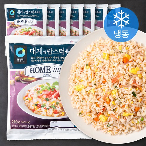 청정원 호밍스 대게와 랍스터 볶음밥 2인분 (냉동), 420g, 1개