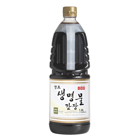 생명물 양조간장, 360ml, 5개