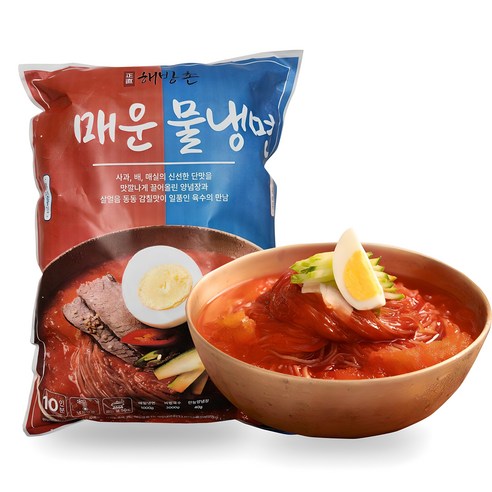 [해방촌냉면] 양념물냉면 10인분 세트, 1개, 5.9kg