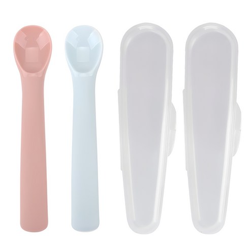 릿첼 NEW 실리콘 치발기(케이스포함), 아이스크림, 3개월부터, 1개 10 데일리라이크 봉봉 이유식 스푼 2단계 2종 세트 + 이유식케이스 2p, 라벤더, 코코아, 1세트