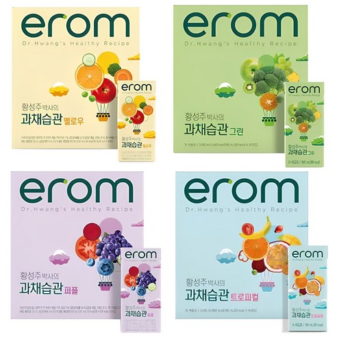 다채로운 컬러와 풍부한 영양, 이롬 황성주박사의 과채습관으로 건강한 습관을 시작하세요!