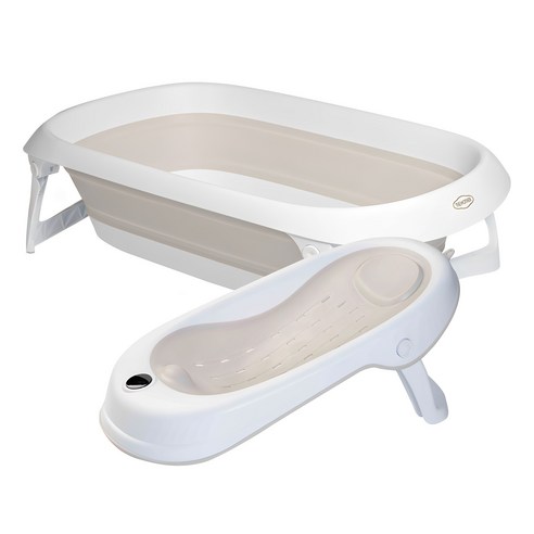 소베맘욕조 추천 상품더마더 유아용 접이식 욕조 + 신생아 물온도계 리클라이너 세트 제품 사진