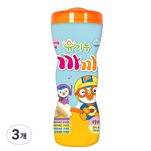 프로엠 맘스케어 유기농까까 곡물과자 40g, 곡물맛, 3개