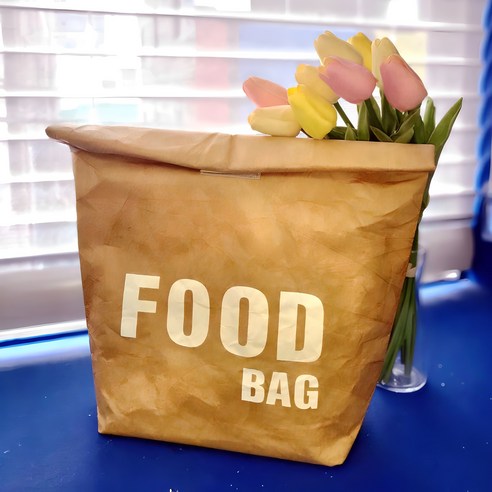 더사라 최화정 런치백 보냉백 food bag 크래프트지 종이봉투