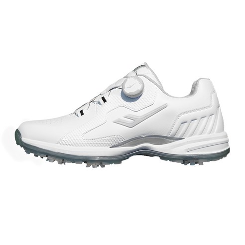 화이트그레이 컬러의 프로스펙스 플래그홀 골프화 검정골프화