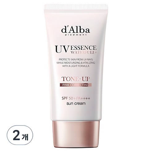 달바 워터풀 톤업 선크림 SPF 50+ PA++++, 50ml, 2개 
스킨케어