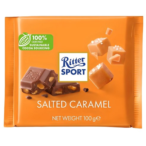 리터스포트 솔티드 카라멜 초콜릿, 100g, 1개