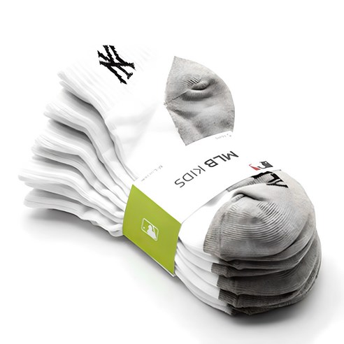 우리 아이 발에 닿는 행복, 엠엘비 아동용 바닥배색로고 단목 양말