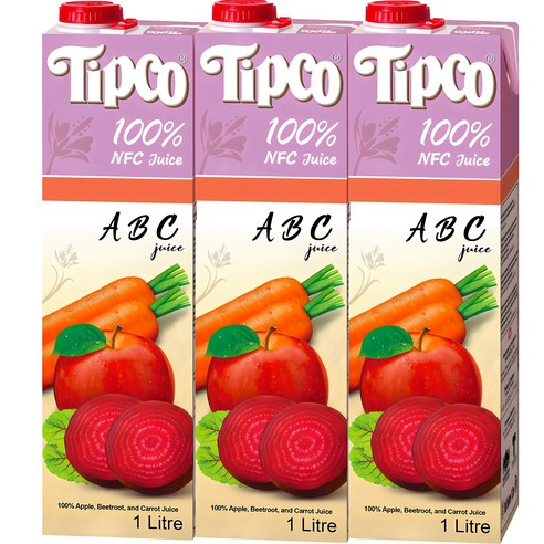 생기 넘치는 하루를 위한 선택, 팁코 100% 착즙 ABC 주스 abc쥬스