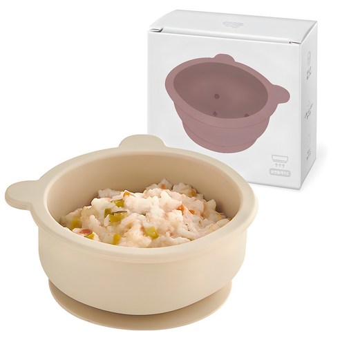 사랑스러운 곰돌이 디자인과 강력한 흡착력으로 즐거운 이유식 시간!