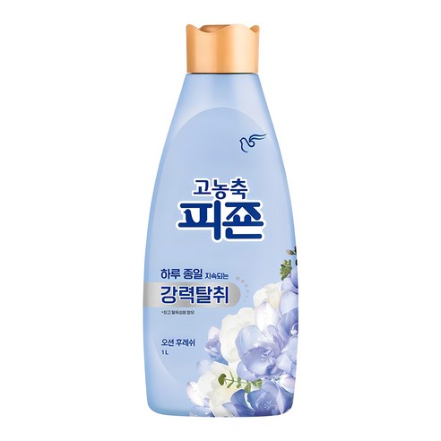 피죤 고농축 강력탈취 오리지널 섬유유연제 오션후레쉬 본품, 1L, 1개