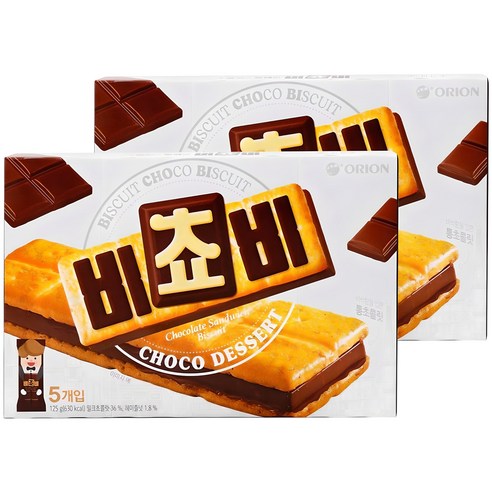 Bichovy Bichovy Choco 餅乾 Bichovy 125 Bichovy 125g Bichovy Cookies Bichovy Choco Bichovy 巧克力餅乾 Orion Bichovy 巧克力零食 巧克力餅乾