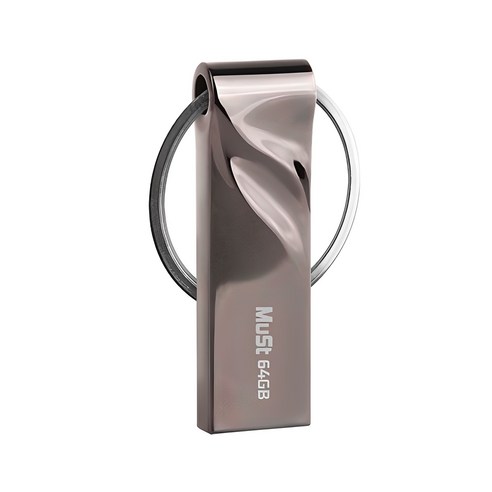 뮤스트 USB메모리 웨이브링 USB 2.0 블랙, 64GB