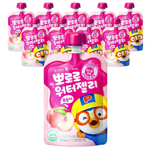 팔도 뽀로로 워터젤리 복숭아