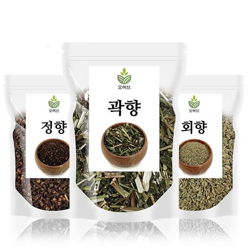 오허브 어진향차 셋트 정향 회향 곽향, 1개, 1500g 소향정동하 Best Top5