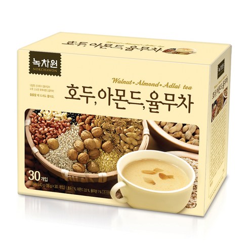 [녹차원] 호두아몬드율무차, 18g, 30개, 1개