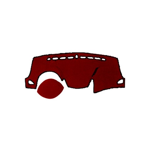 렉스디 벨벳 논슬립 대쉬보드커버[현대]i30(12년이후 신형), 레드/블랙띠