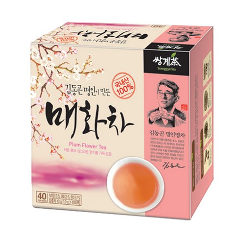 쌍계명차 김동곤명인이만든 매화차, 40개